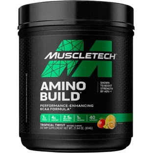 Muscletech Amino Build / Performance Enhancing BCAA Formula [400 Grams] Strawberry and Watermelon