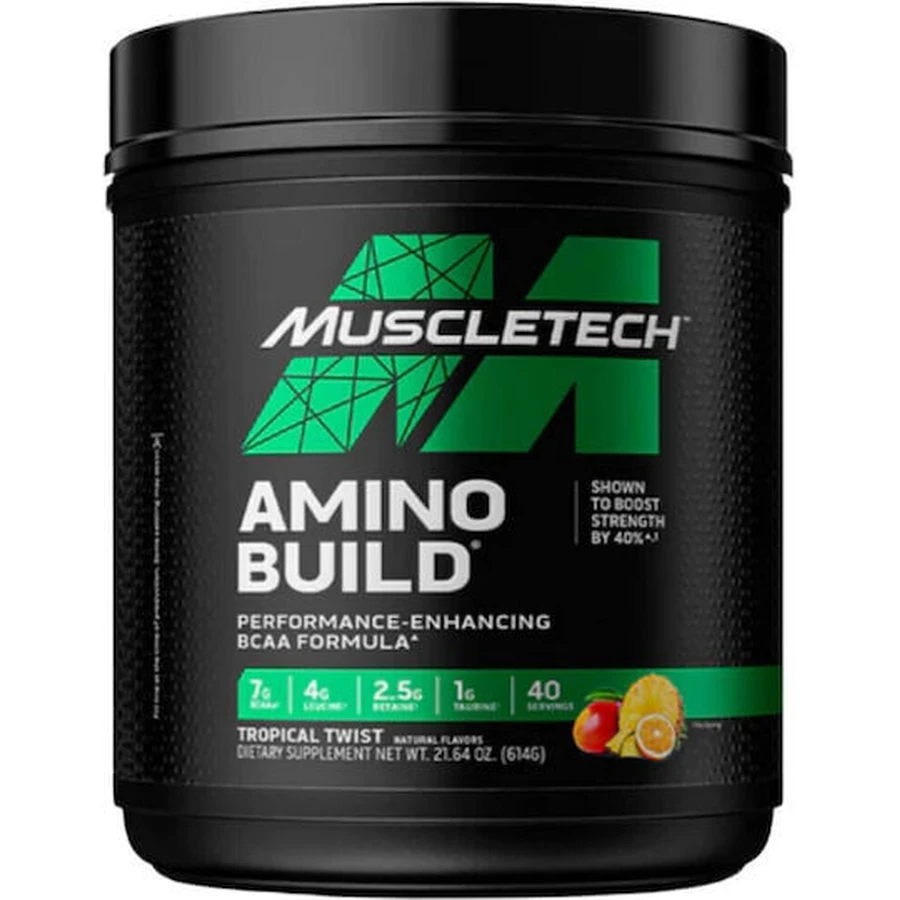 Muscletech Amino Build / Performance Enhancing BCAA Formula [400 Grams] Strawberry and Watermelon