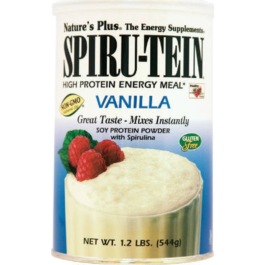 Nature's Plus Spiru-Tein Plus Shake Glutenfrei mit Vanillegeschmack 544gr