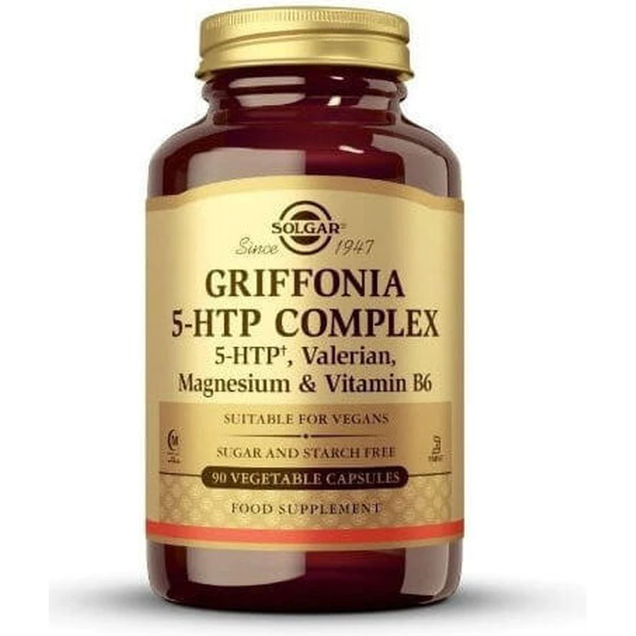 Solgar 5-HTP 90 Herbal Capsules Unflavoured
