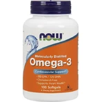 Now Foods Molecularly Distilled Omega 3 Fish Oil 100 softgels Unflavoured