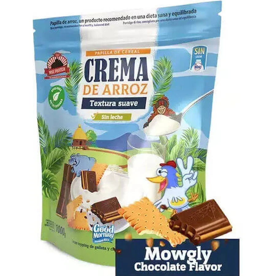 Max Protein-Reiscreme mit Mowgly-Schokolade Mowgly-Schokoladengeschmack 1kg