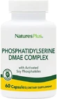 Nature's Plus Fosfatidilserina DMAE Complejo de fosfatidilserina DMAE con fosfatos de soja activados 60 cápsulas