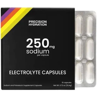 Precision Fuel & Hydration Capsules d'Electrolytes Sodium 250mg 15 caps