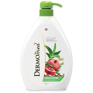Jabón líquido con bomba Aloe y Granada, 1000 ml, Dermomed