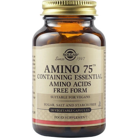 Solgar Amino 75 90 Herbal Capsules Unflavoured
