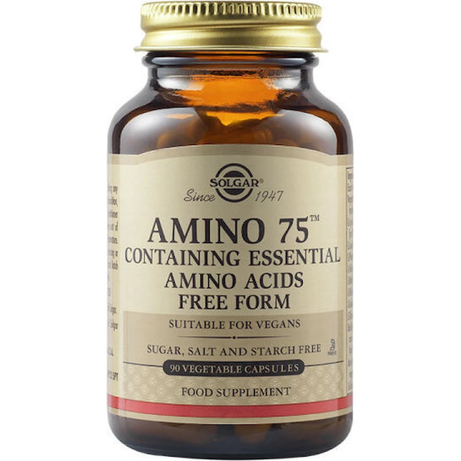 Solgar Amino 75 90 Herbal Capsules Unflavoured