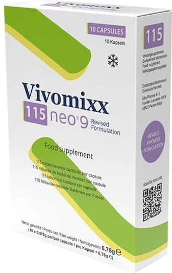 AM Health Vivomixx Vivomixx 115 neo 9 Probiotics 10 veget 10 caps
