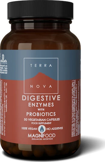 TerraNova Digestive With Probiotics Probiotic 50 veget capsules