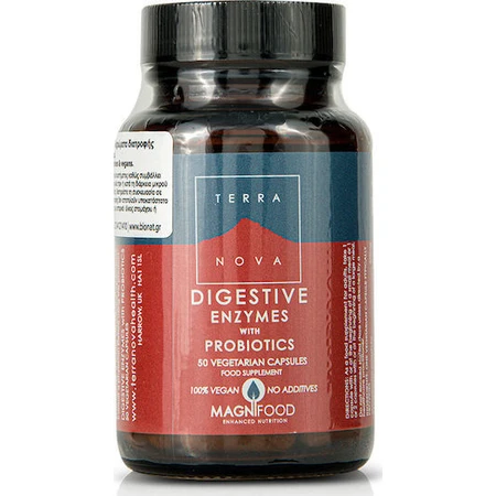 TerraNova Digestive With Probiotics Probiotic 50 veget capsules