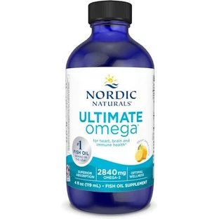 Nordic Naturals Ultimate Omega Levertraan & Visolie 2840mg 119ml Citroen