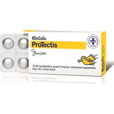 BioGaia ProGaia ProTectis Junior Probiotiques pour enfants 10 comprimés à croquer Fraise