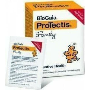 BioGaia Protectis Family Probióticos para adultos y niños 7 sobres Naranja