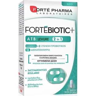 Forte Pharma ForteBiotic+ ATB Yeast 2 in 1 Probiotics 10 caps