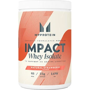 Myprotein Impact Whey Molkenprotein-Isolat Molkenprotein mit Geschmacksrichtung Natural Strawberry 480gr