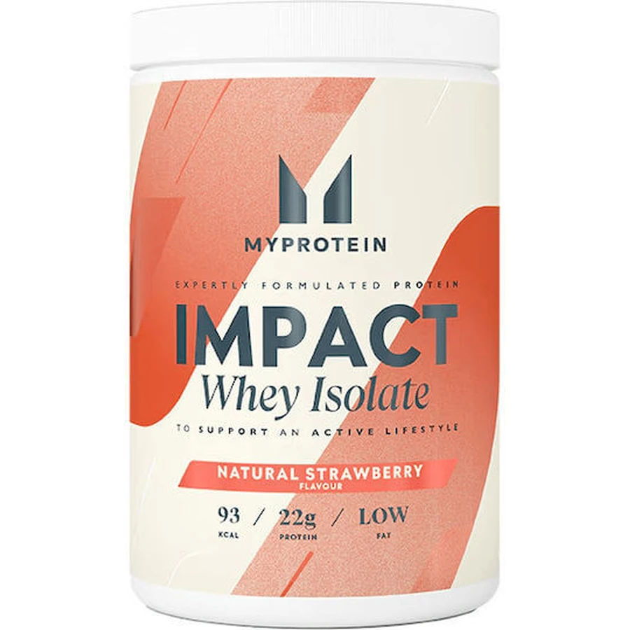 Myprotein Impact Whey Molkenprotein-Isolat Molkenprotein mit Geschmacksrichtung Natural Strawberry 480gr
