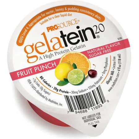 Medtrition ProSource Gelateïne 20 Gluten- & Lactosevrij met Fruit Punch smaak 120ml