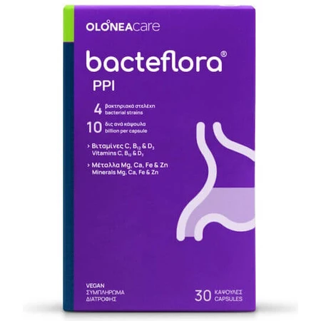 Olonea Bacteflora PPI Probiotique 30 gélules végétales