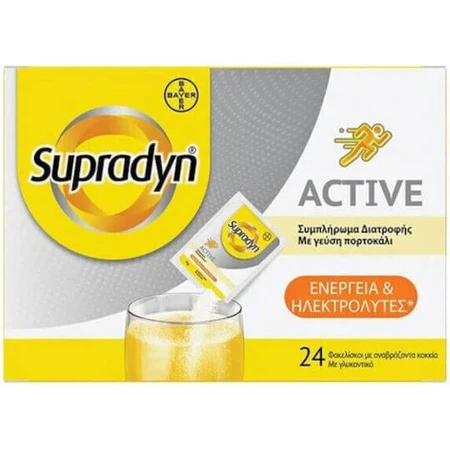 Supradyn Actieve Elektrolyten Sinaasappel 24 sachets