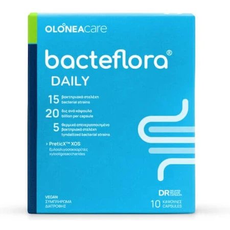 Olonea Bacteflora Probiótico Diario 10 cápsulas vegetales