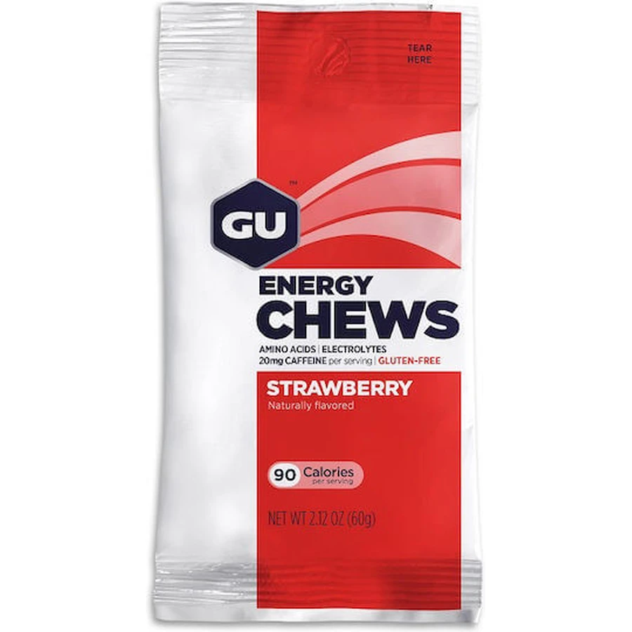 GU Energy Chews Fresa 16x0.1875gr