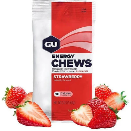 GU Energy Chews Fresa 16x0.1875gr