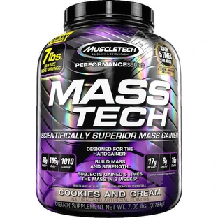 MuscleTech Performance Series Mass-Tech met Creatine & Koekjes & Crème smaak 3.18kg