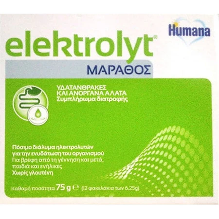 Humana Elektrolyt Pomme Pomme 12 sachets