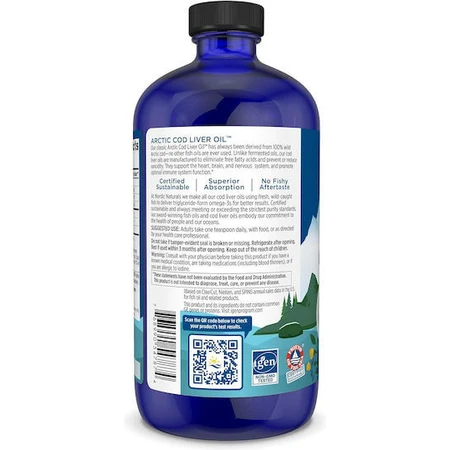 Nordic Naturals Arctic Cod Liver Oil Arctic Cod Liver Oil 473ml Orange