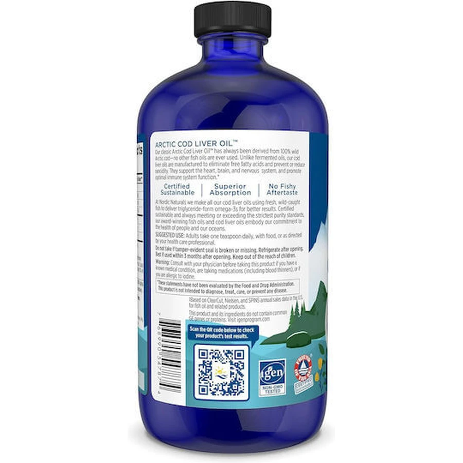 Nordic Naturals Arctic Cod Liver Oil Arctic Cod Liver Oil 473ml Orange