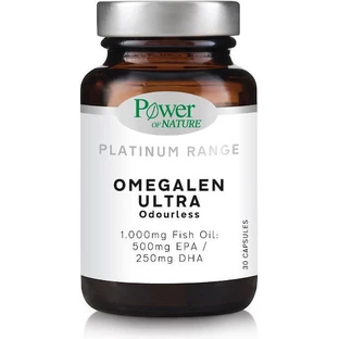 Power Of Nature Platinum Range Omegalen Ultra Geurloze Visolie 1000mg 30 caps