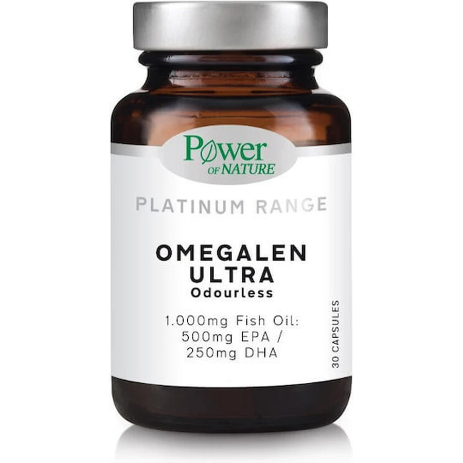 Power Of Nature Platinum Range Omegalen Ultra Geurloze Visolie 1000mg 30 caps