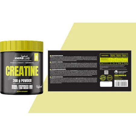 Hiro.Lab Creatine Monohydraat Niet-gearomatiseerd 200gr