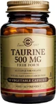 Solgar Taurine 50 Herbal Capsules Unflavoured
