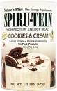 Nature's Plus Spiru-Tein Spiru-Tein eiwitrijke energiemaaltijd glutenvrij met koekjes en room smaak 525gr