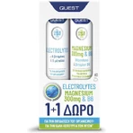 Quest Elektrolyte 20 Brausetabletten & Magnesium 300mg & B6 20 Brausetabletten 40 Tabs eff
