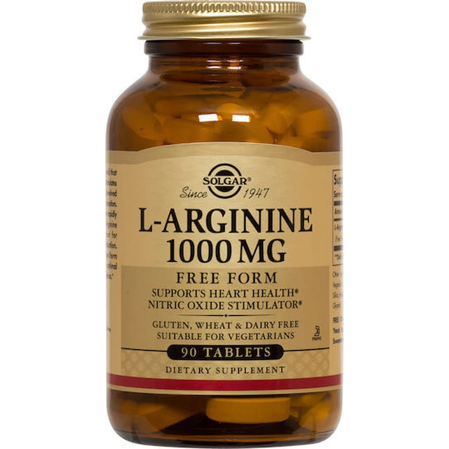 Solgar L-Arginine 90 Tabletten Niet-gearomatiseerd