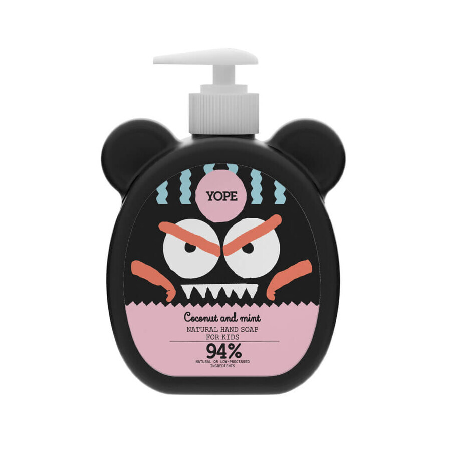 Buy Natural hand soap with mint and coconut for children, 400 ml, Yope Natural hand soap with mint and coconut for children, 400 ml, Yope