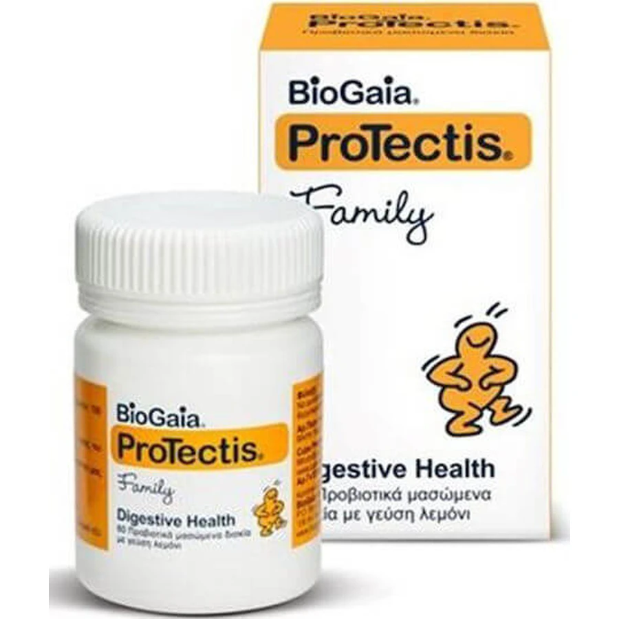 BioGaia Protectis Family Probiotics 60 chewable tablets Lemon