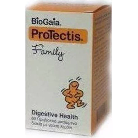 BioGaia Protectis Family Probiotics 60 chewable tablets Lemon