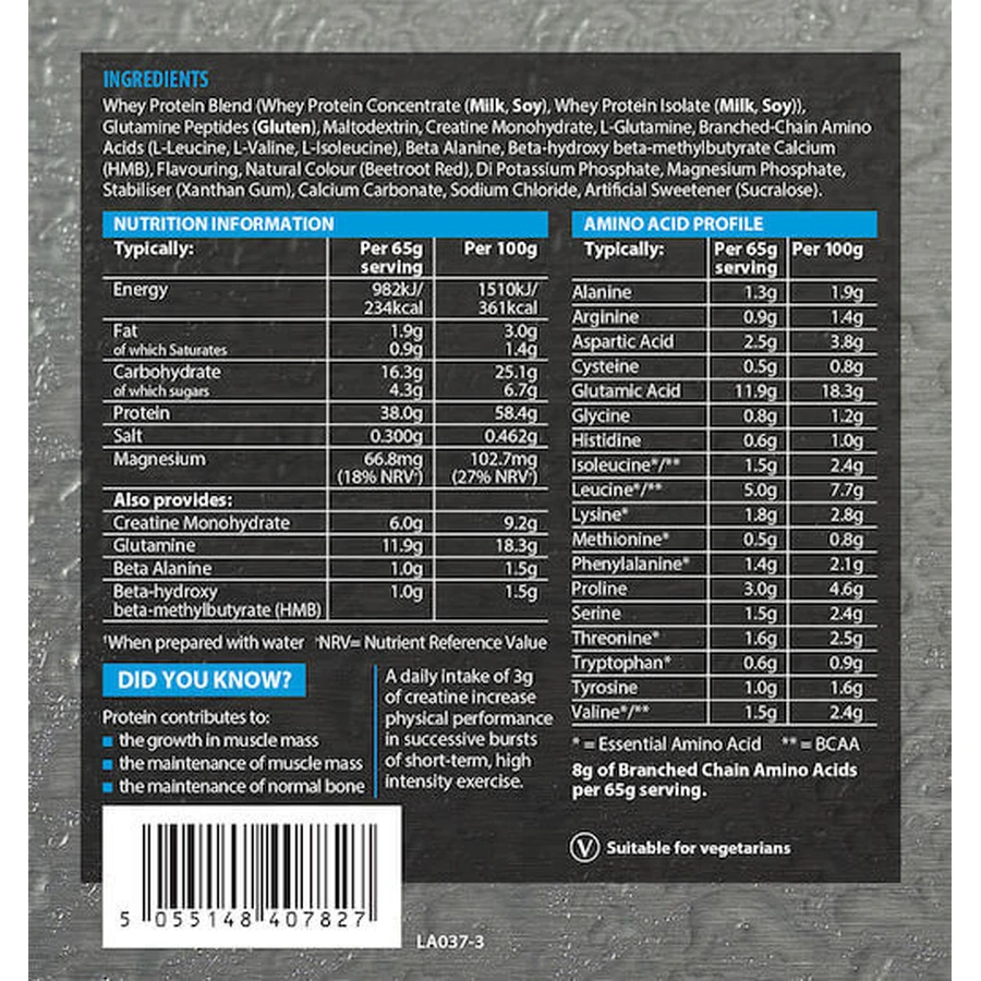 Lamberts Performance All In One Whey Protein with Creatine & Chocolate Flavor 1.45kg