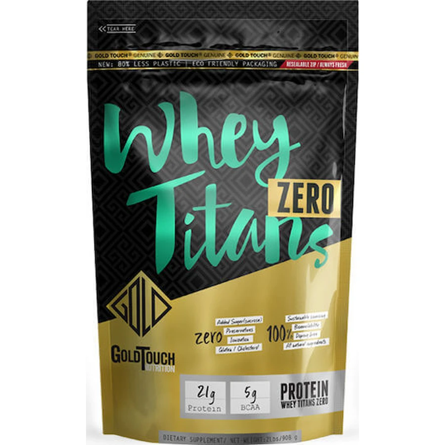 GoldTouch Nutrition Whey Titans Proteína de Suero Zero Sin Gluten con Sabor Galletas de Vainilla 908gr