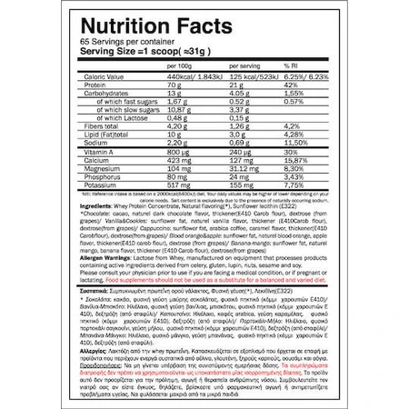 GoldTouch Nutrition Whey Titans Proteína de Suero Zero Sin Gluten con Sabor Galletas de Vainilla 908gr