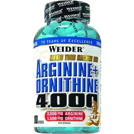 Weider Arginine Ornithine 4000 180 Capsules
