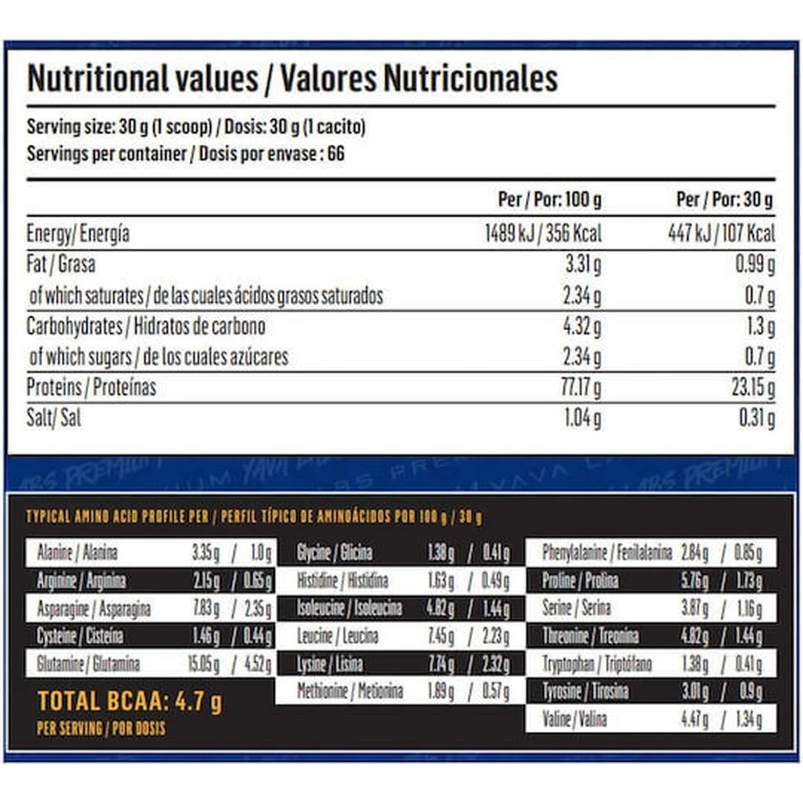 Yava Labs Premium ISO Whey Protein Flavored Whey Protein Chocolate Cherry 2kg