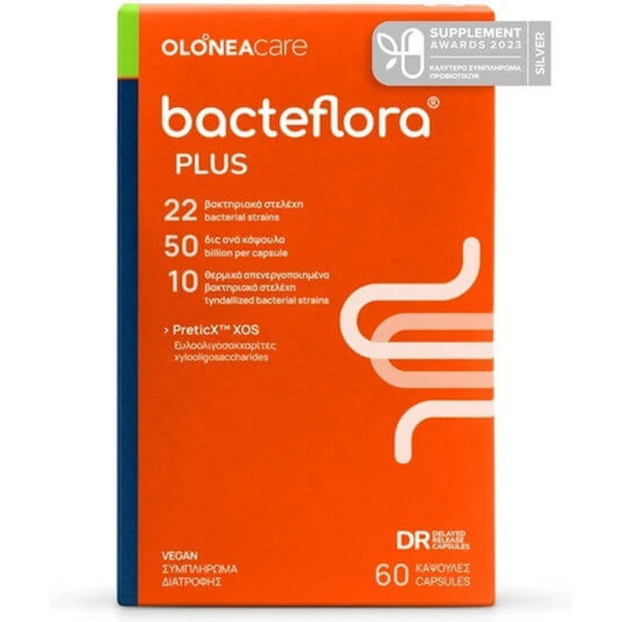 Olonea Bacteflora Plus Probiótico 60 cápsulas vegetales