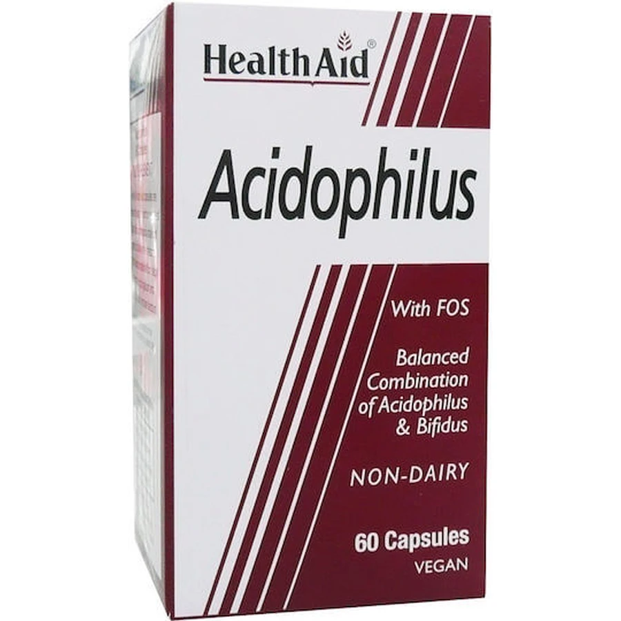Health Aid Acidophilus met FOS Probiotic 60 capsules