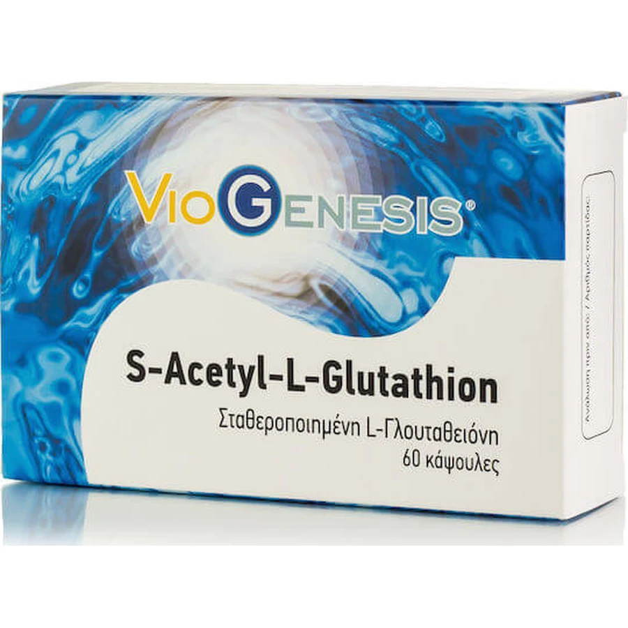 Viogenesis S Acetyl L Glutathione 60 Capsules Unflavoured