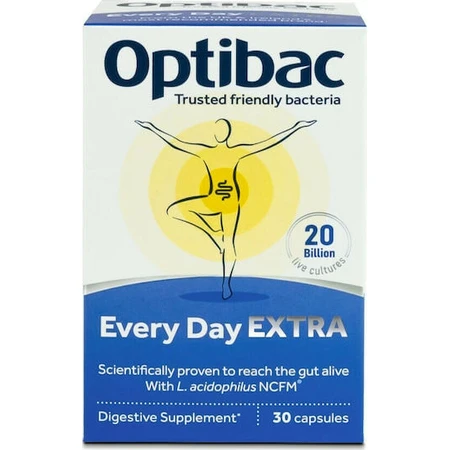 OptiBac For Every Day Extra Strength Probiotic 30 caps
