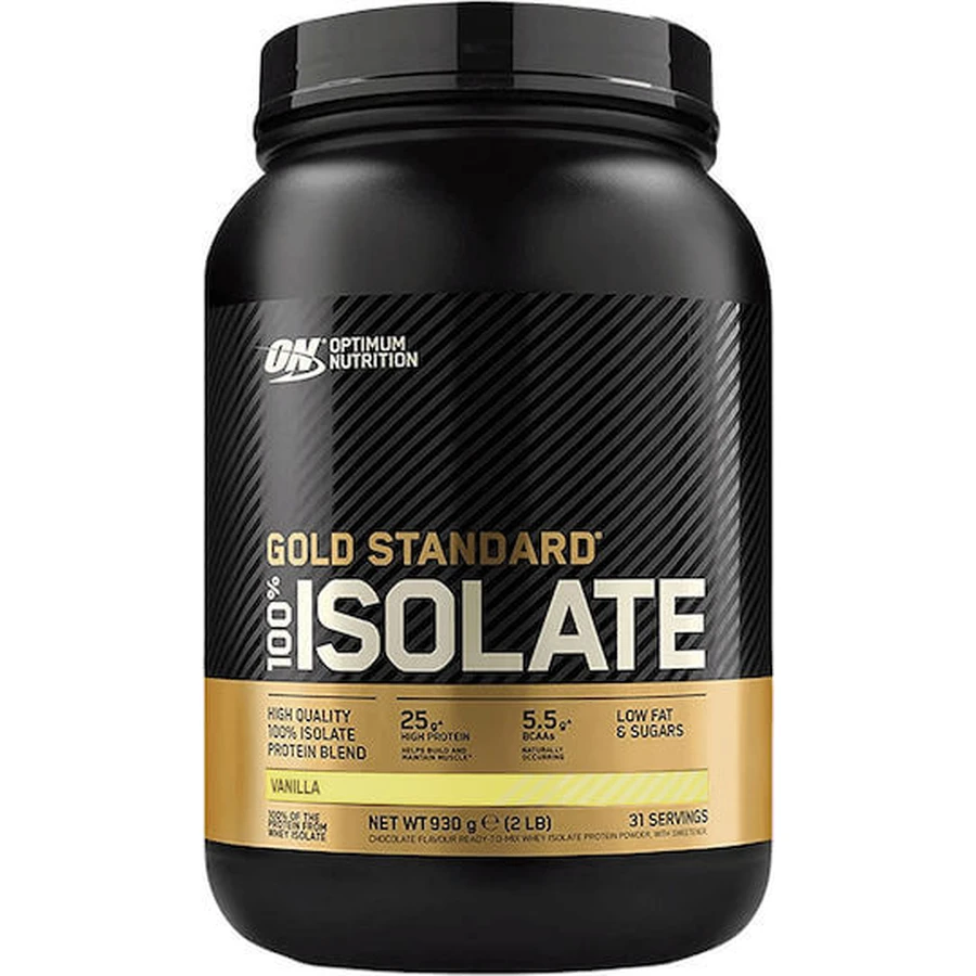 Optimum Nutrition Gold Standard 100% Whey Protein Isolate Gluten Free Whey Protein with Vanilla Flavor 930gr